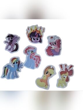 My Little Pony Sticker 7PC Set  Women Teen Kids Stationary